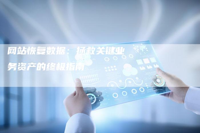 网站恢复数据：拯救关键业务资产的终极指南