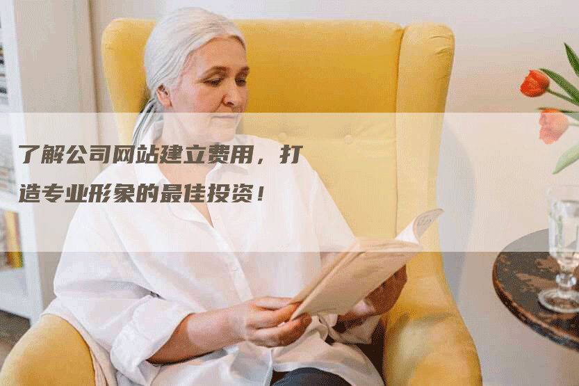 了解公司网站建立费用，打造专业形象的最佳投资！