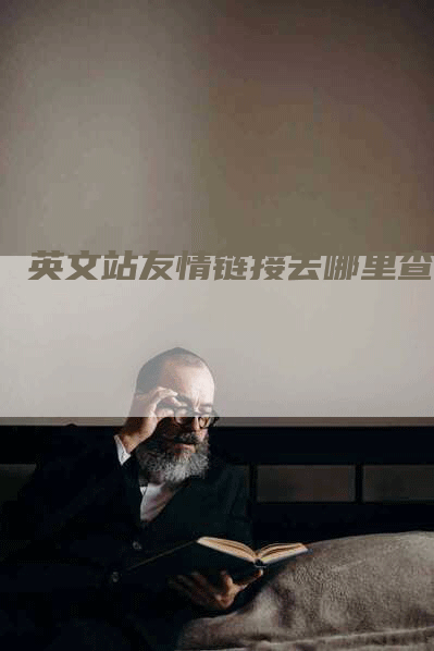 英文站友情链接去哪里查？