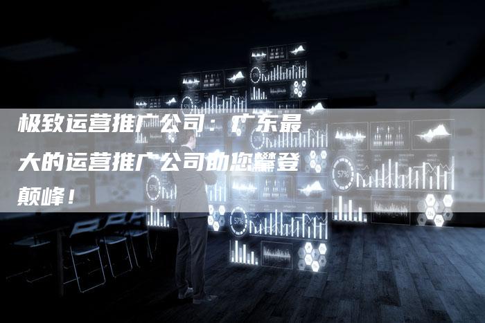 极致运营推广公司：广东最大的运营推广公司助您攀登颠峰！