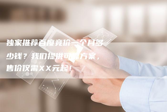 独家推荐百度竞价一个月多少钱？我们提供可靠方案，售价仅需XX元起！