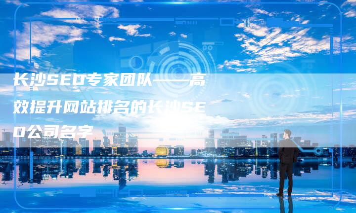 长沙SEO专家团队——高效提升网站排名的长沙SEO公司名字