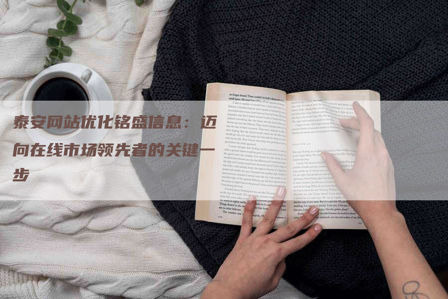 泰安网站优化铭盛信息：迈向在线市场领先者的关键一步