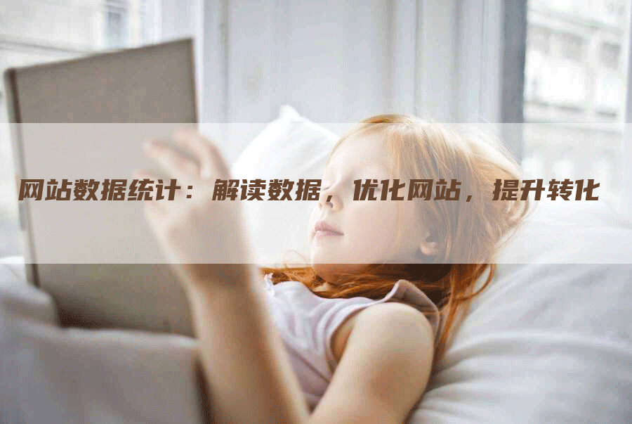 网站数据统计：解读数据，优化网站，提升转化