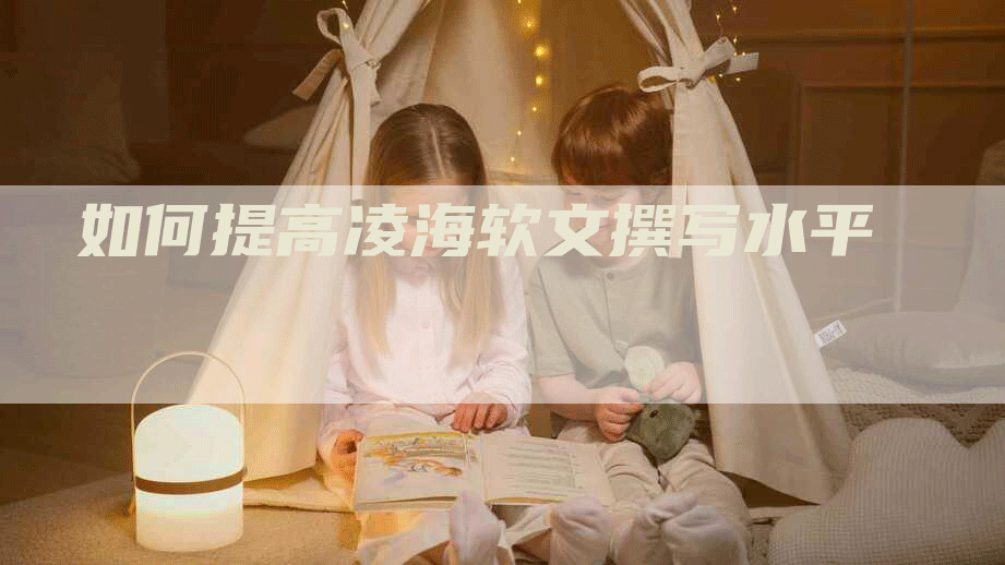 如何提高凌海软文撰写水平