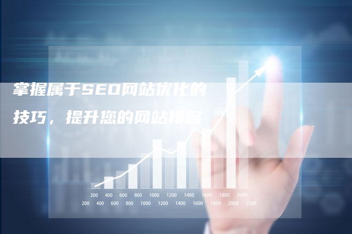 掌握属于SEO网站优化的技巧，提升您的网站排名