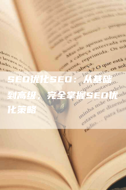 SEO优化SEO：从基础到高级，完全掌握SEO优化策略