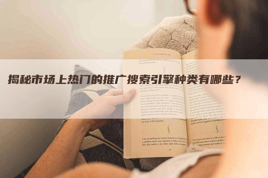 揭秘市场上热门的推广搜索引擎种类有哪些？
