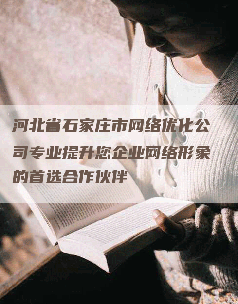 河北省石家庄市网络优化公司专业提升您企业网络形象的首选合作伙伴