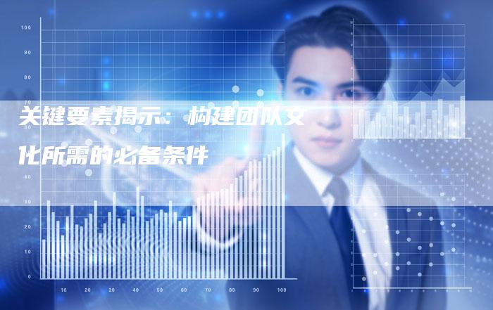 关键要素揭示：构建团队文化所需的必备条件