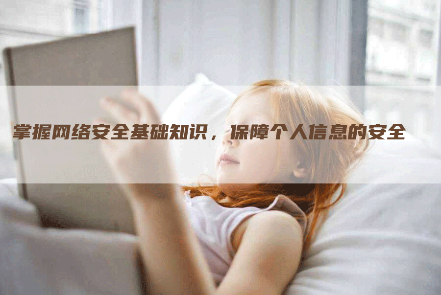 掌握网络安全基础知识，保障个人信息的安全