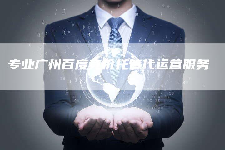 专业广州百度竞价托管代运营服务