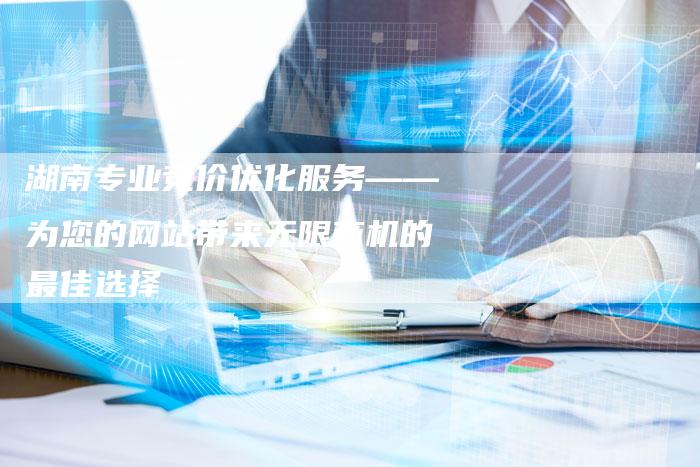 湖南专业竞价优化服务——为您的网站带来无限商机的最佳选择