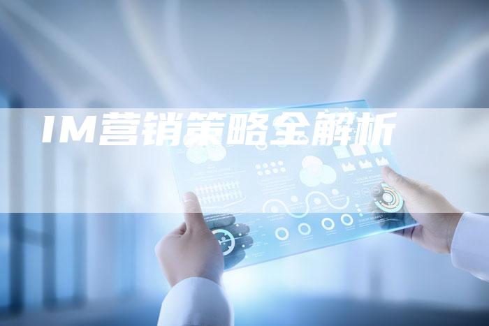 IM营销策略全解析