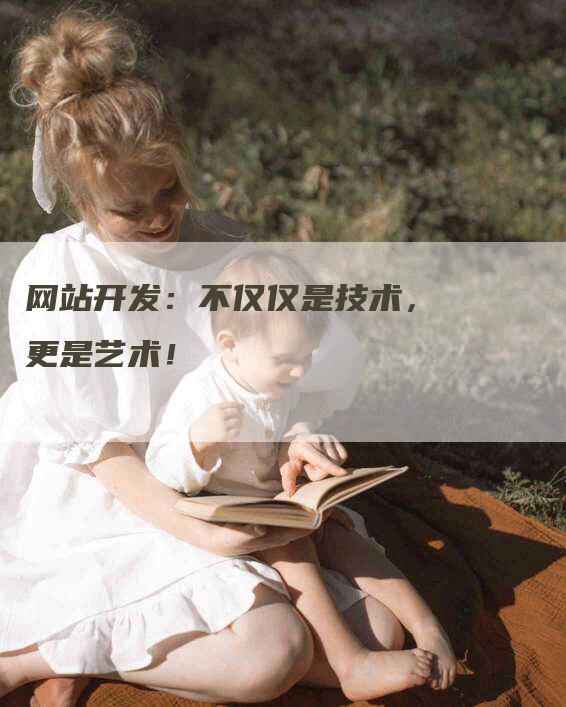 网站开发：不仅仅是技术，更是艺术！