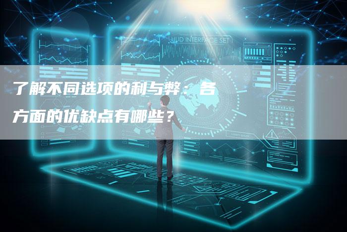 了解不同选项的利与弊：各方面的优缺点有哪些？