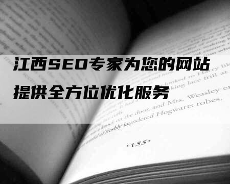 江西SEO专家为您的网站提供全方位优化服务