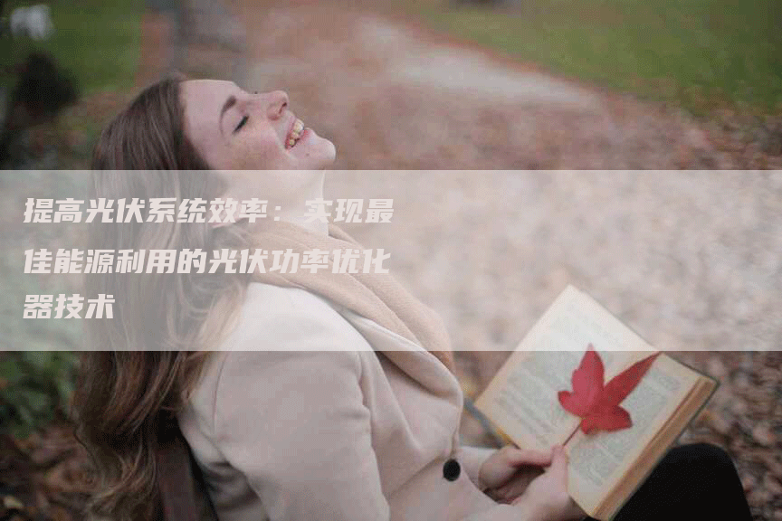 提高光伏系统效率：实现最佳能源利用的光伏功率优化器技术