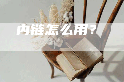 内链怎么用？