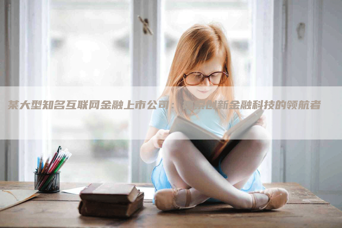 某大型知名互联网金融上市公司：探索创新金融科技的领航者