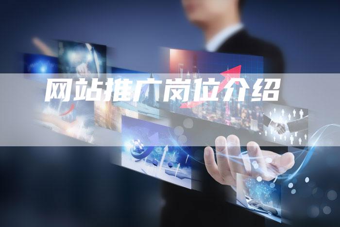 网站推广岗位介绍