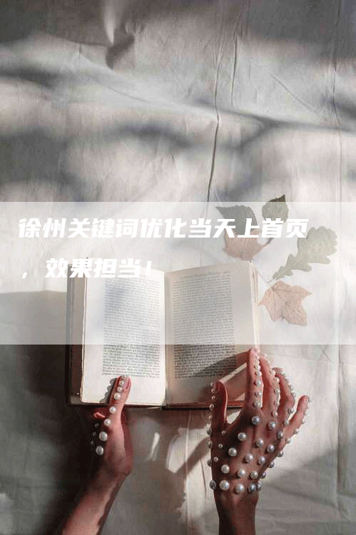 徐州关键词优化当天上首页，效果担当！