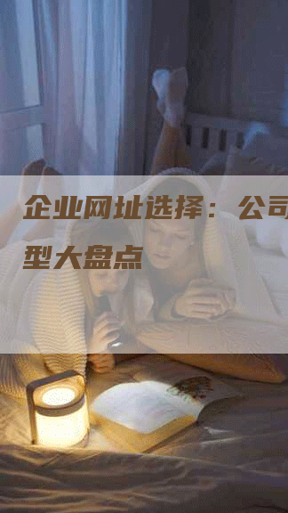 企业网址选择：公司域名类型大盘点