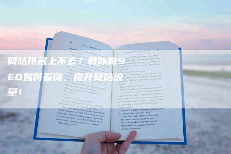 网站排名上不去？教你做SEO如何看词，提升网站流量！
