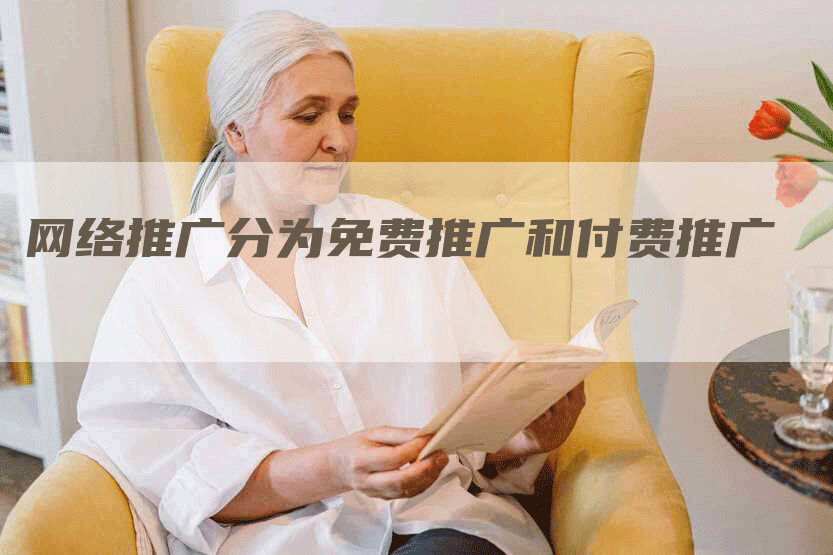网络推广分为免费推广和付费推广