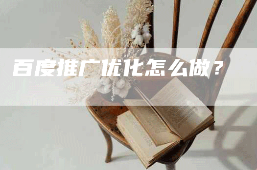 百度推广优化怎么做？
