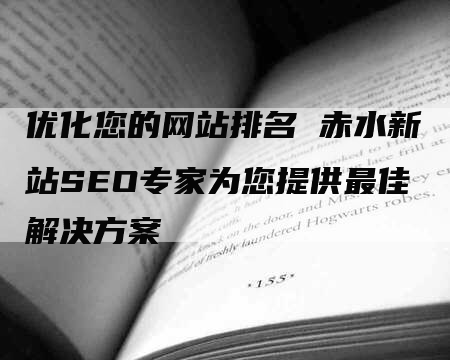 优化您的网站排名 赤水新站SEO专家为您提供最佳解决方案
