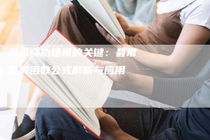 揭示成功建模的关键：最常用的函数公式解析与应用
