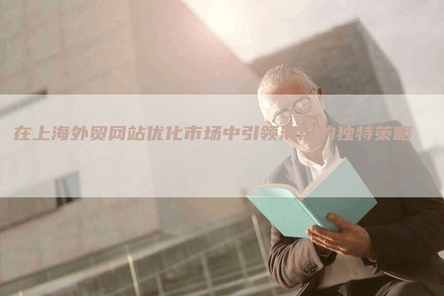 在上海外贸网站优化市场中引领潮流的独特策略