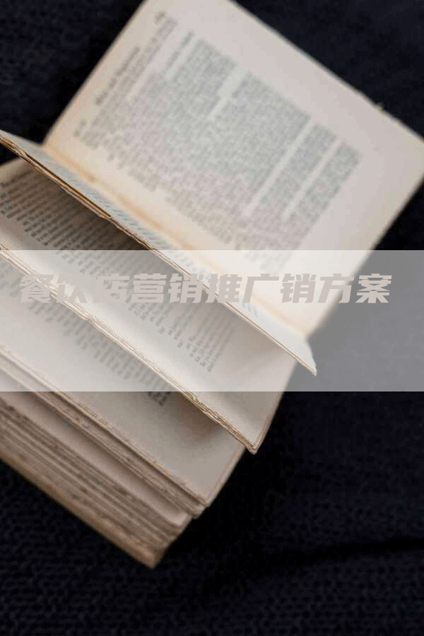 餐饮店营销推广销方案