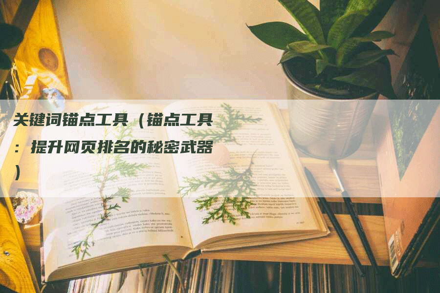 关键词锚点工具（锚点工具：提升网页排名的秘密武器）
