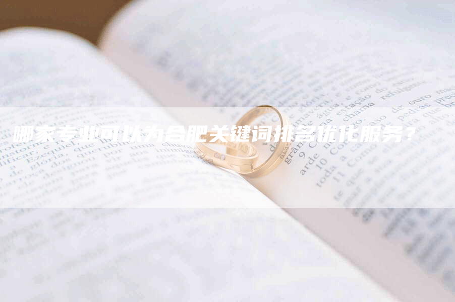 哪家专业可以为合肥关键词排名优化服务？