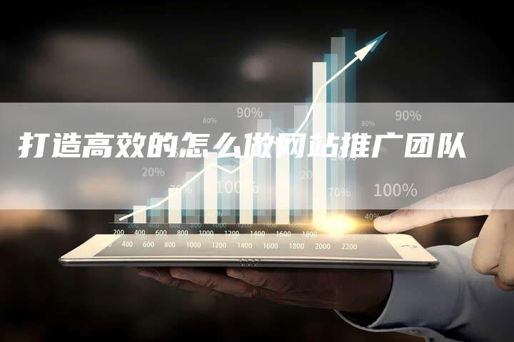 打造高效的怎么做网站推广团队