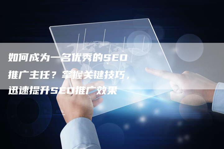 如何成为一名优秀的SEO推广主任？掌握关键技巧，迅速提升SEO推广效果