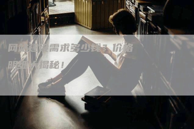 网站建设需求多少钱？价格明细大揭秘！