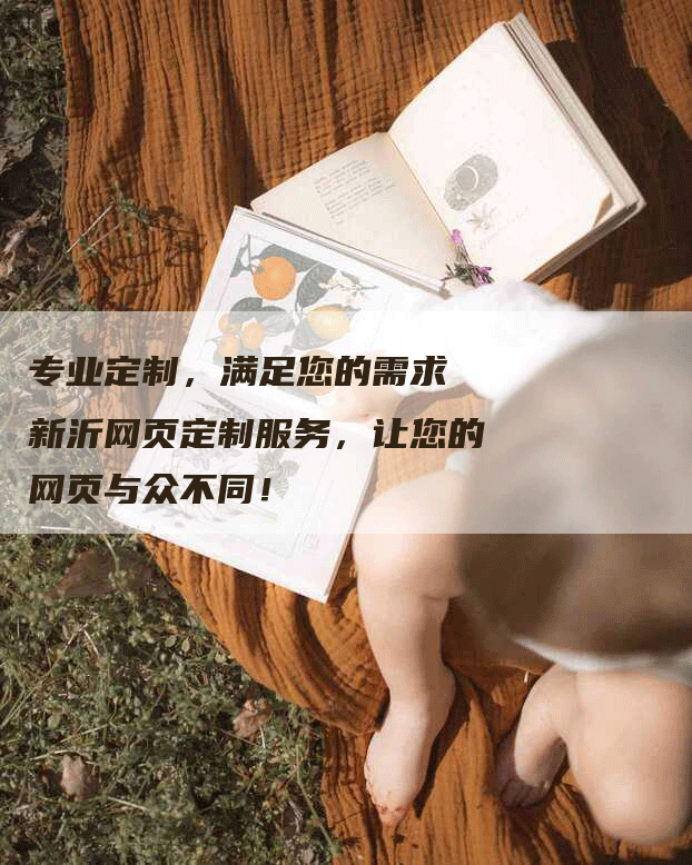 专业定制，满足您的需求 新沂网页定制服务，让您的网页与众不同！