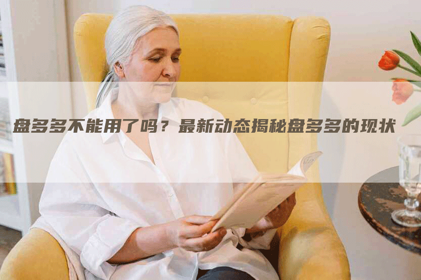 盘多多不能用了吗？最新动态揭秘盘多多的现状