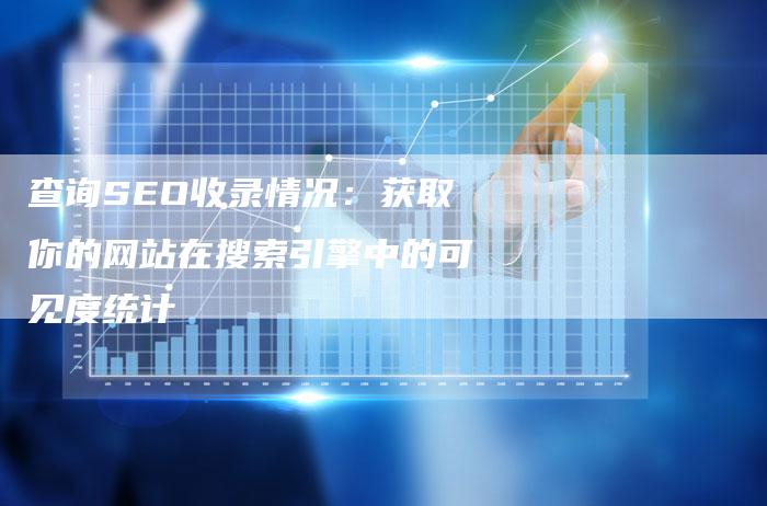 查询SEO收录情况：获取你的网站在搜索引擎中的可见度统计